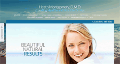 Desktop Screenshot of drmontgomerydental.com